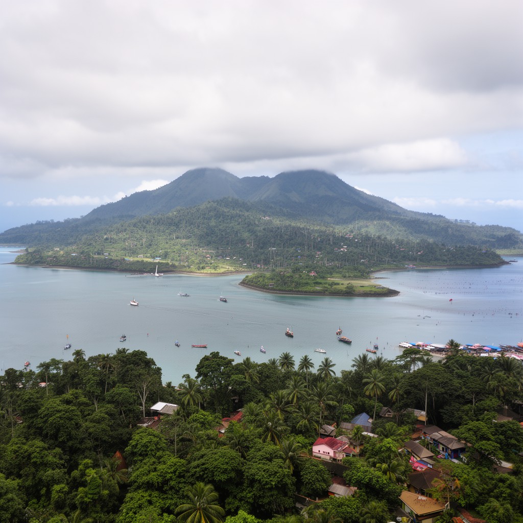 AI-generated illustration of Nusa Tenggara