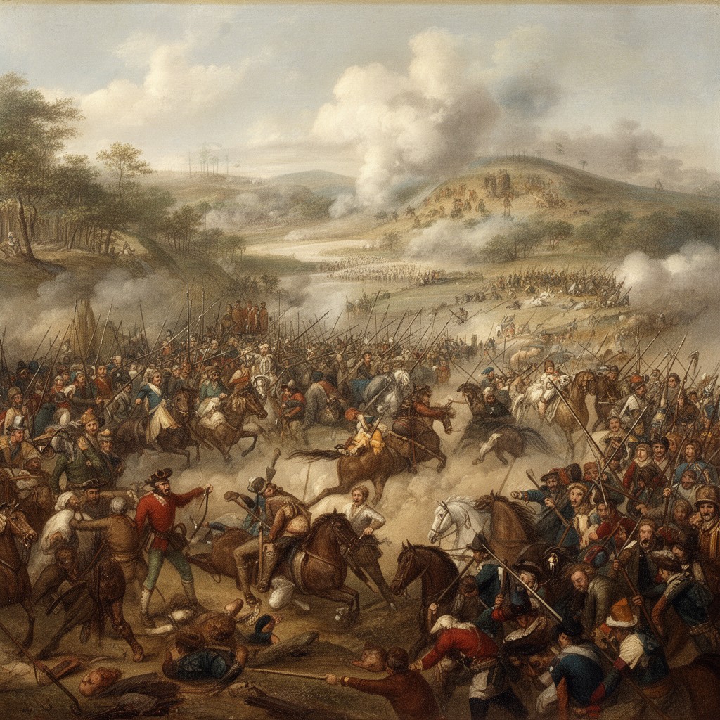 AI-generated illustration of Battle of Lund