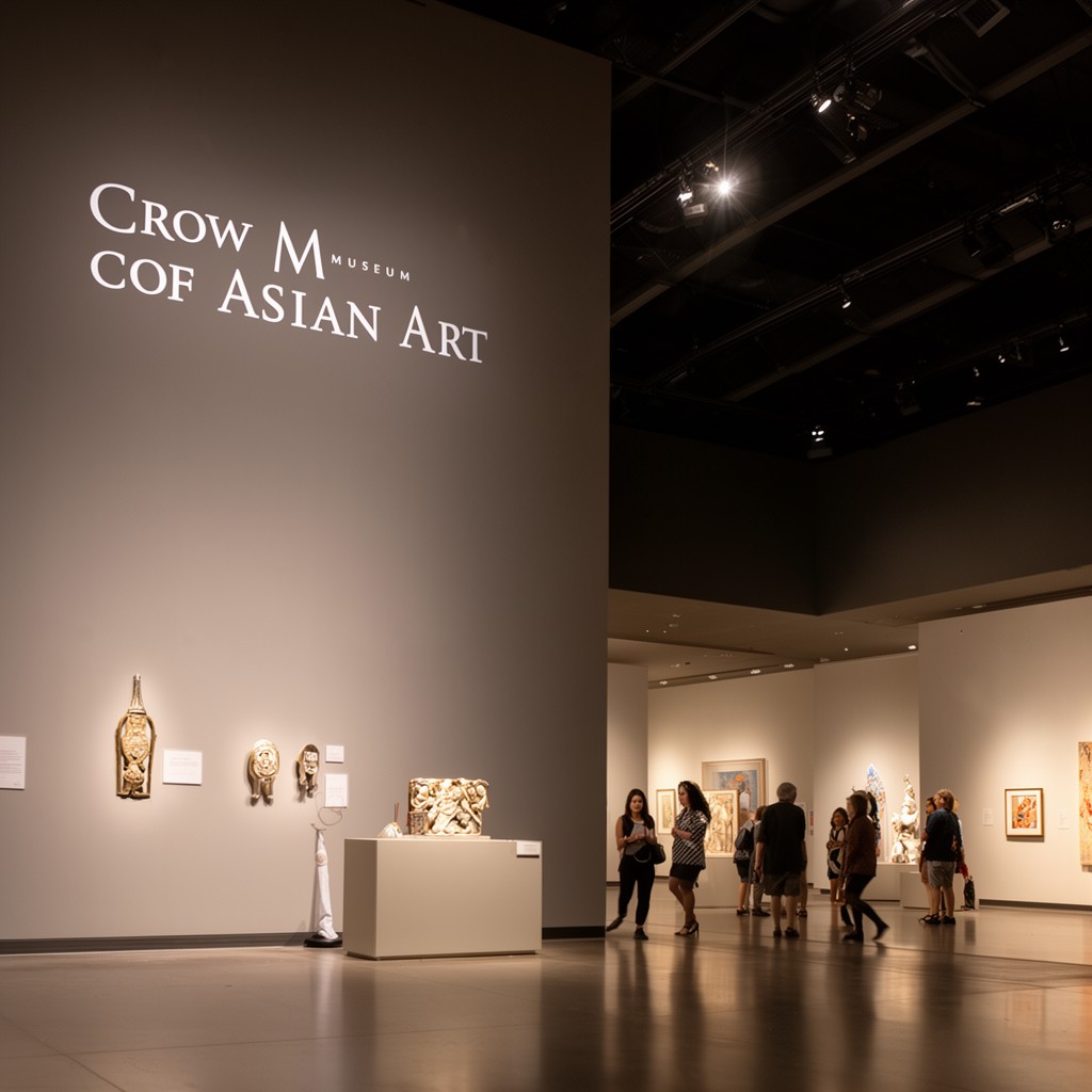 AI-generated illustration of Crow Museum of Asian Art