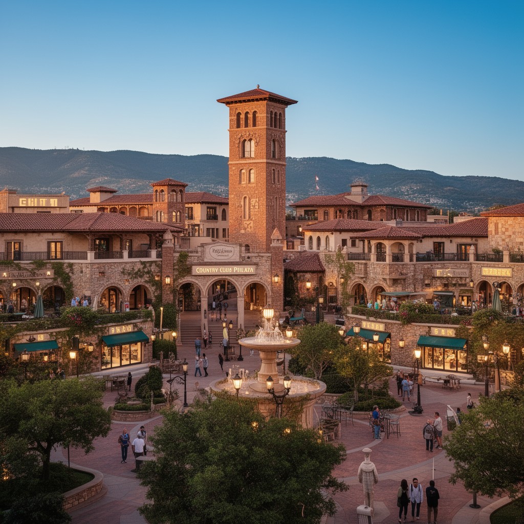 AI-generated illustration of Country Club Plaza