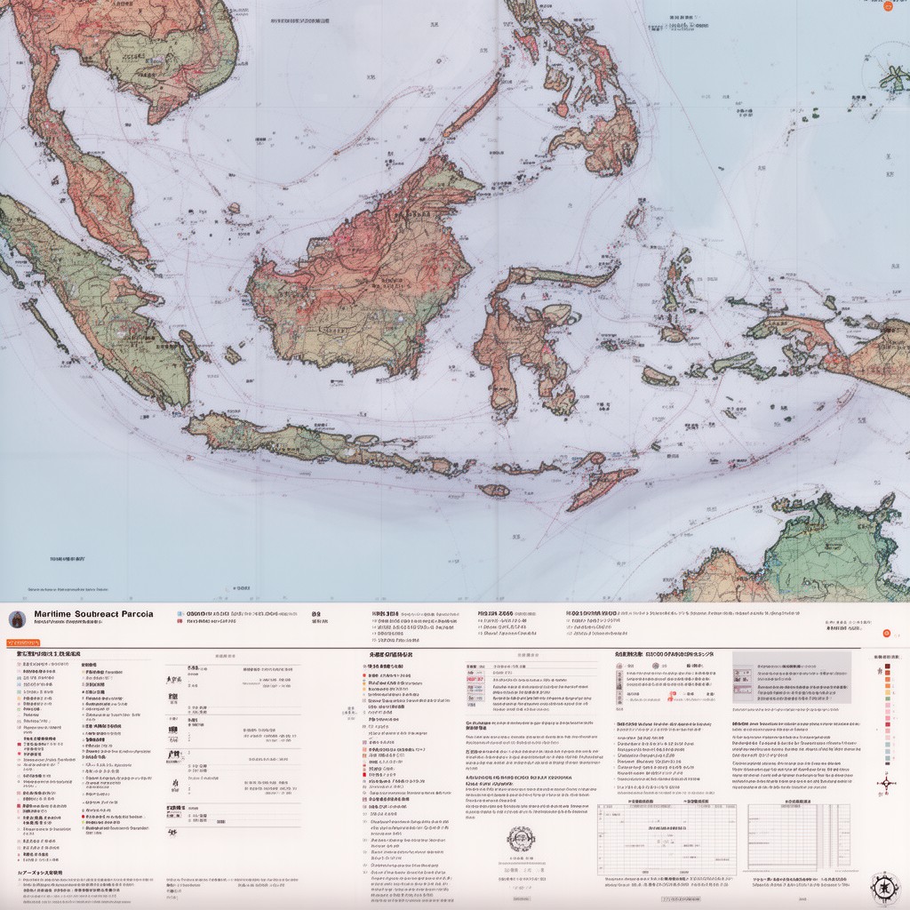 AI-generated illustration of Maritime Southeast Asia
