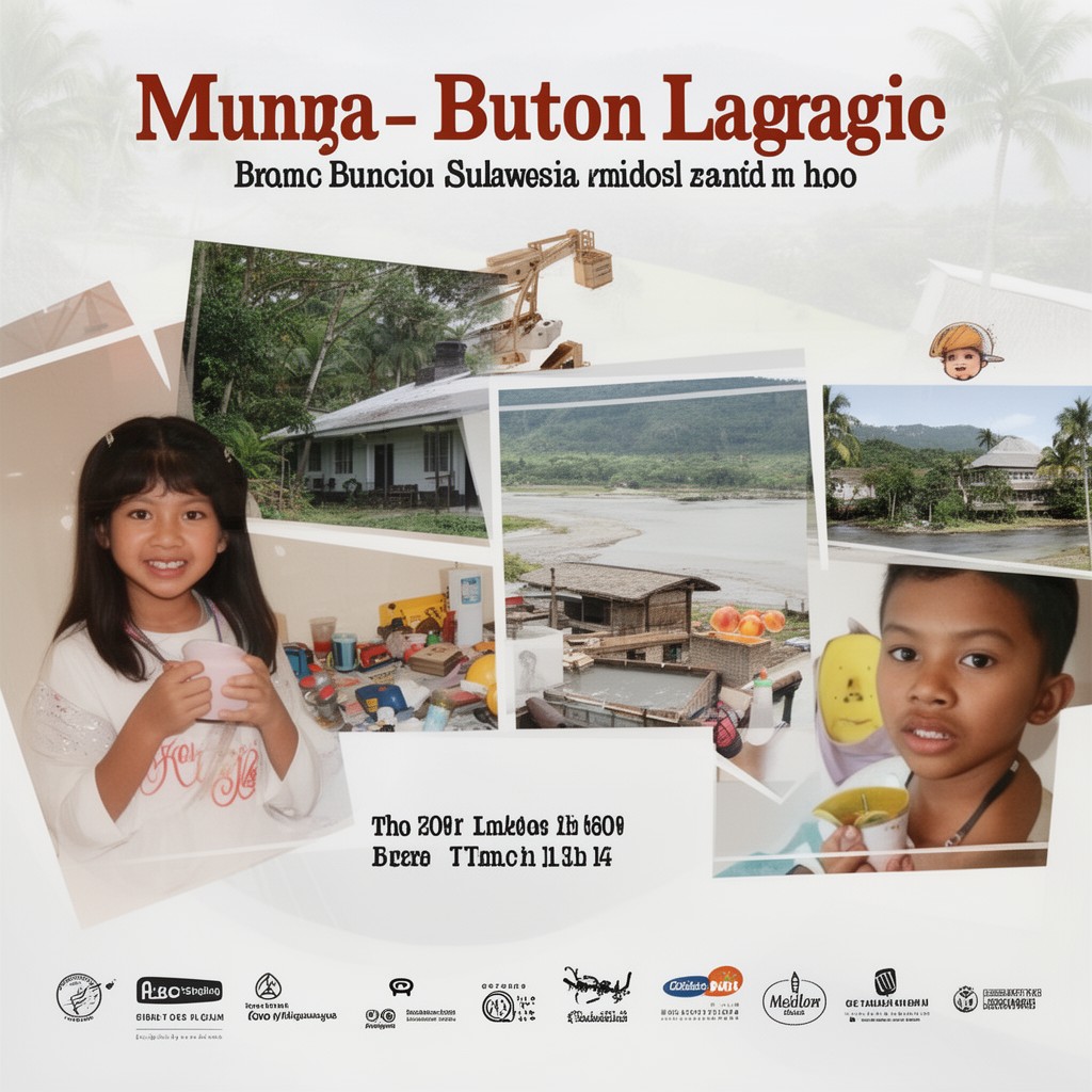 AI-generated illustration of Muna–Buton languages