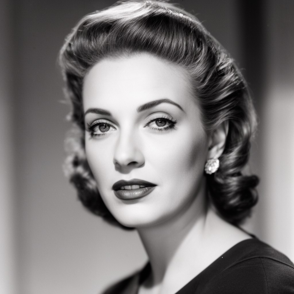 AI-generated illustration of Joan Crawford