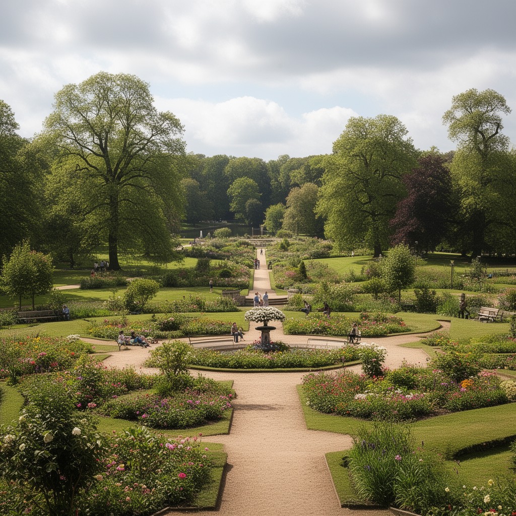 AI-generated illustration of Grosvenor and Hilbert Park