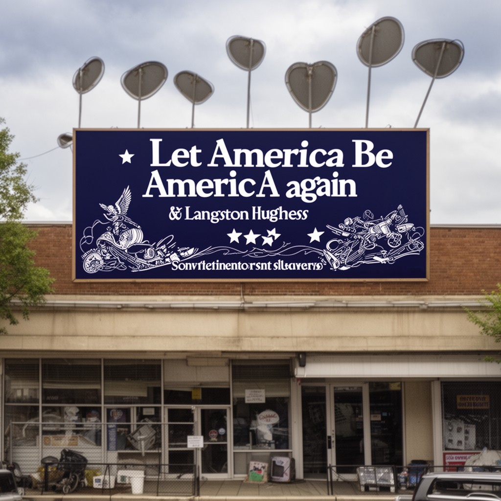AI-generated illustration of Let America Be America Again