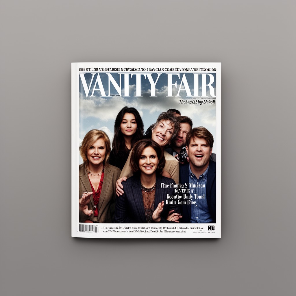 AI-generated illustration of Vanity Fair magazine