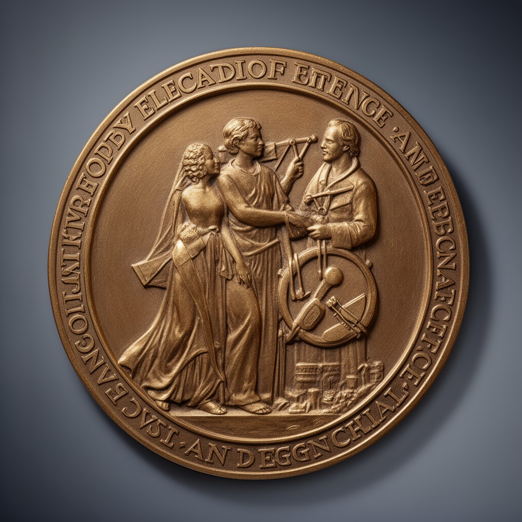 AI-generated illustration of Edison Medal