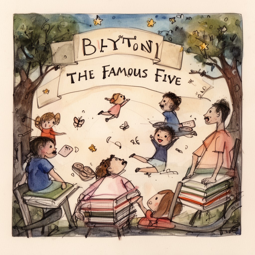 AI-generated illustration of Blyton