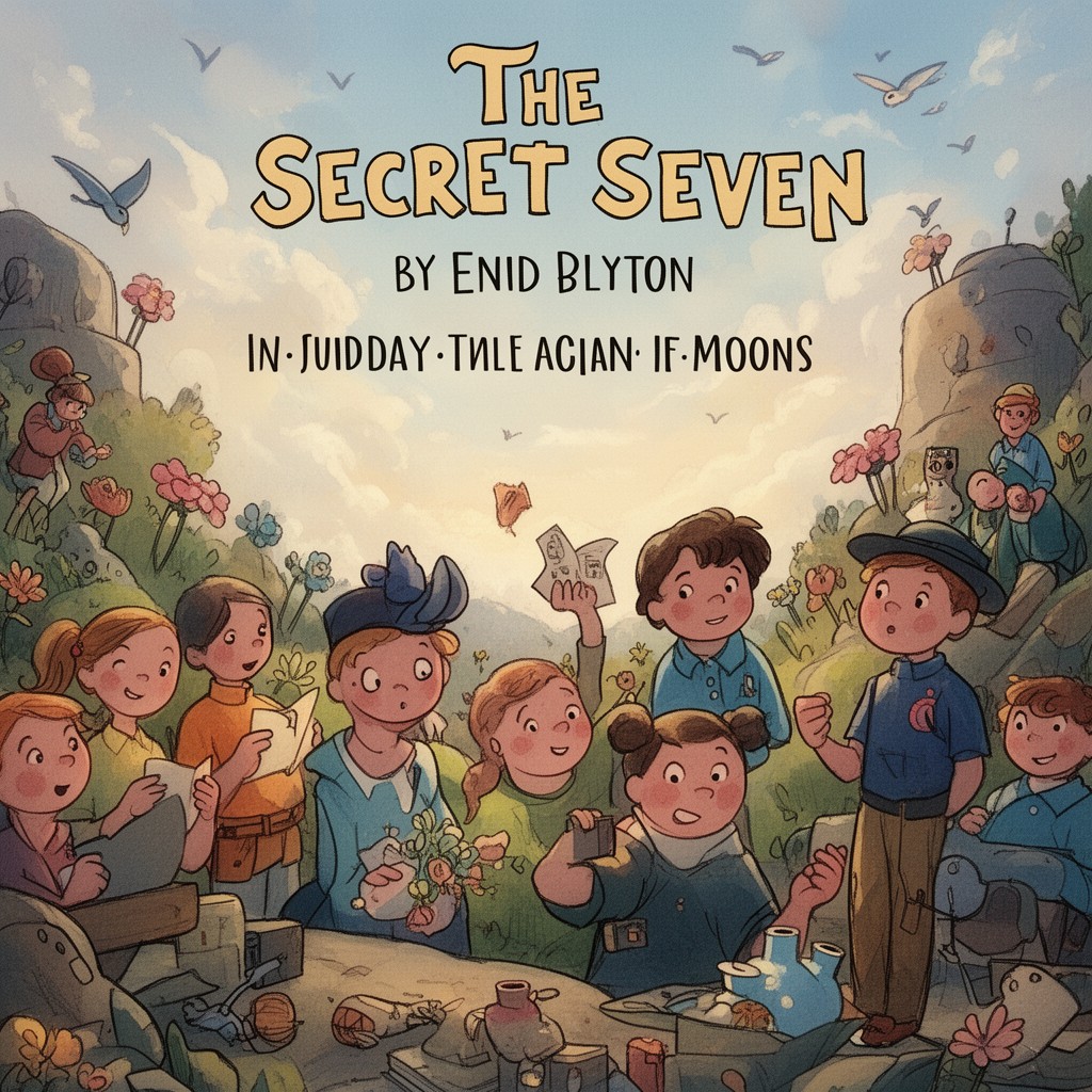 AI-generated illustration of The Secret Seven