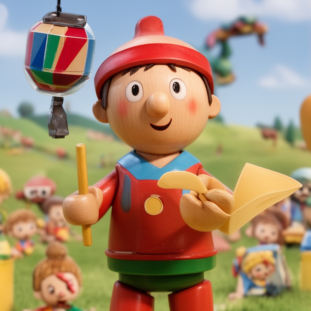 AI-generated illustration of Noddy