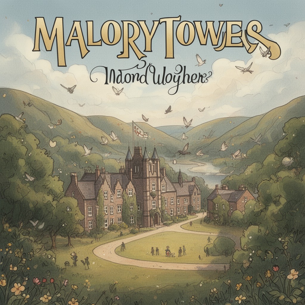 AI-generated illustration of Malory Towers