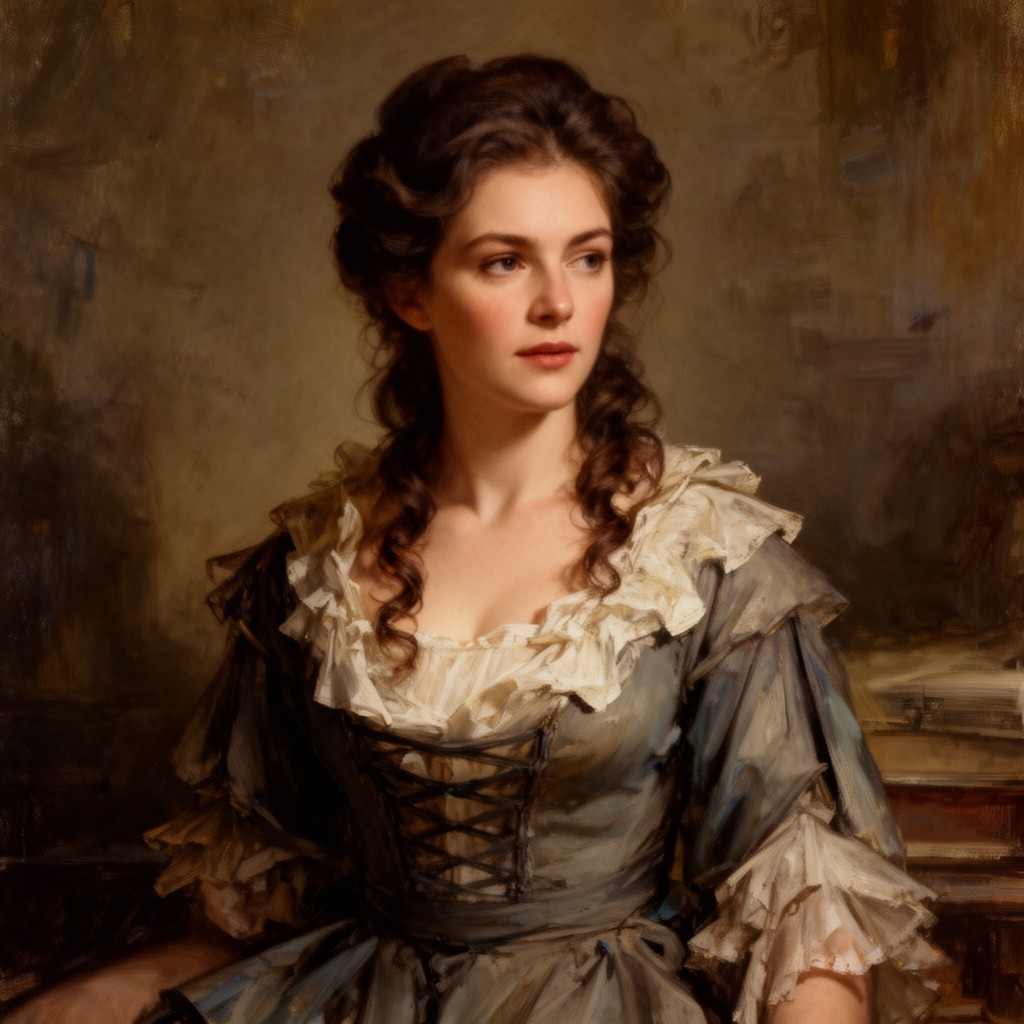 AI-generated illustration of Lucy Lockit