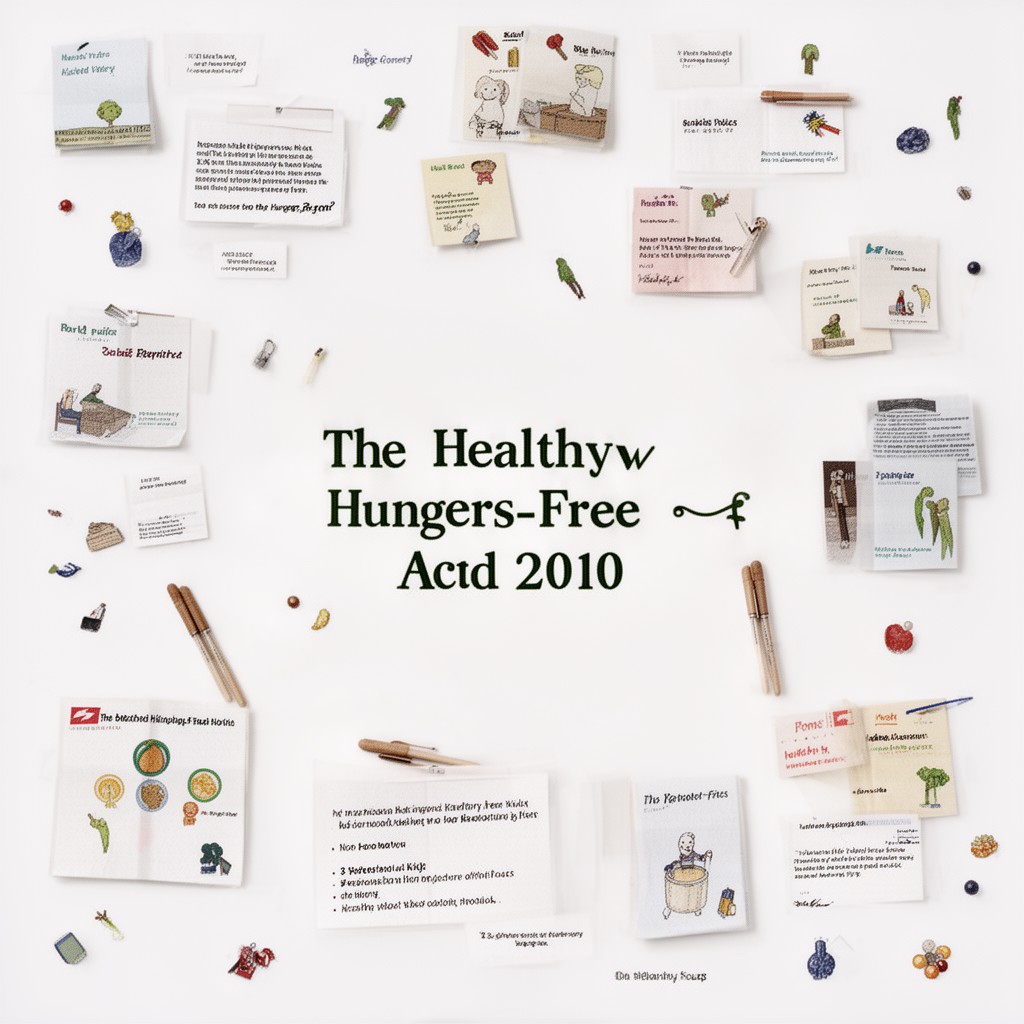 AI-generated illustration of Healthy, Hunger-Free Kids Act of 2010