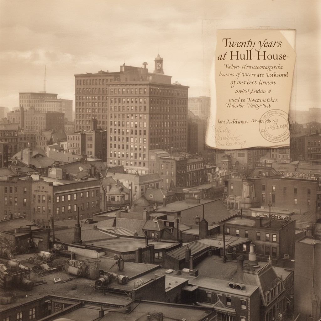 AI-generated illustration of Twenty Years at Hull-House