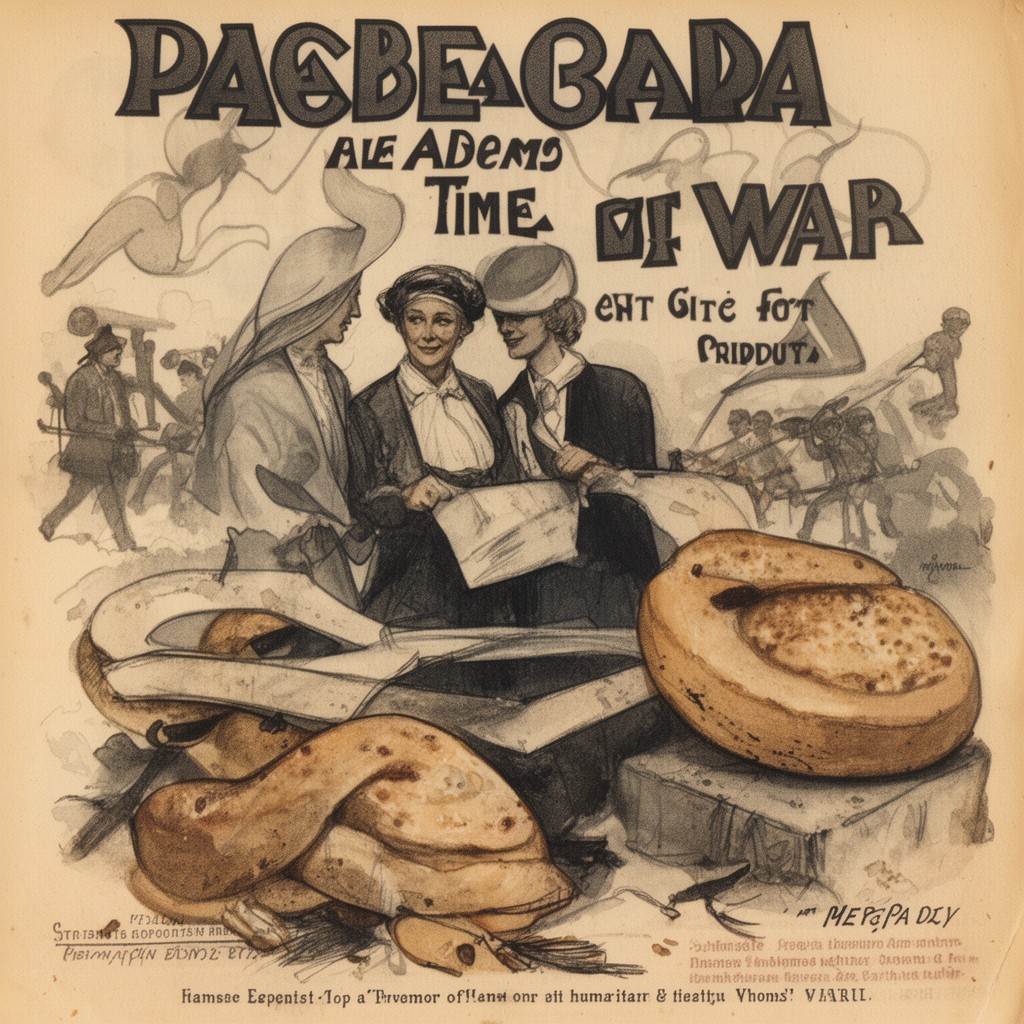 AI-generated illustration of Peace and Bread in Time of War