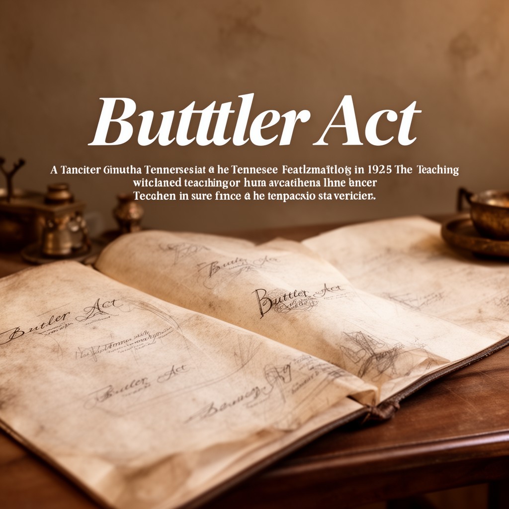 AI-generated illustration of Butler Act