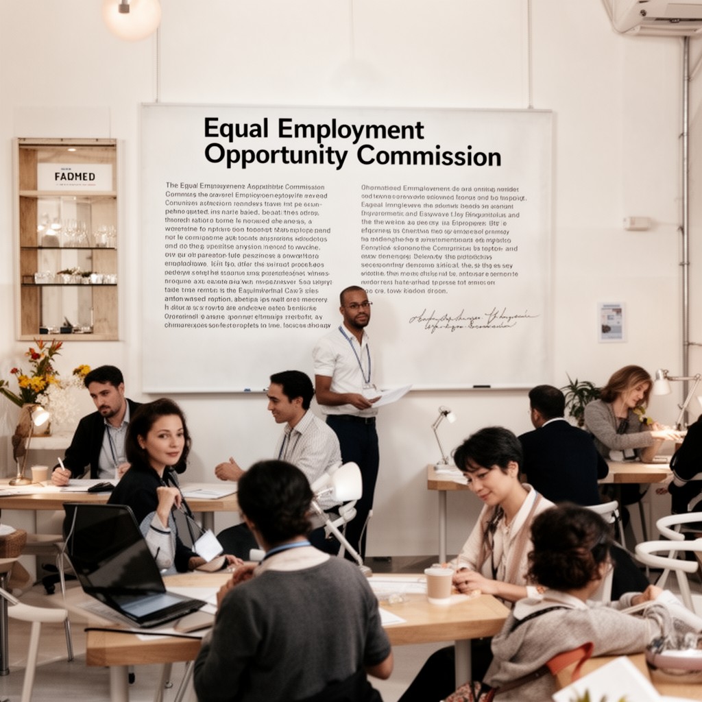AI-generated illustration of Equal Employment Opportunity Commission