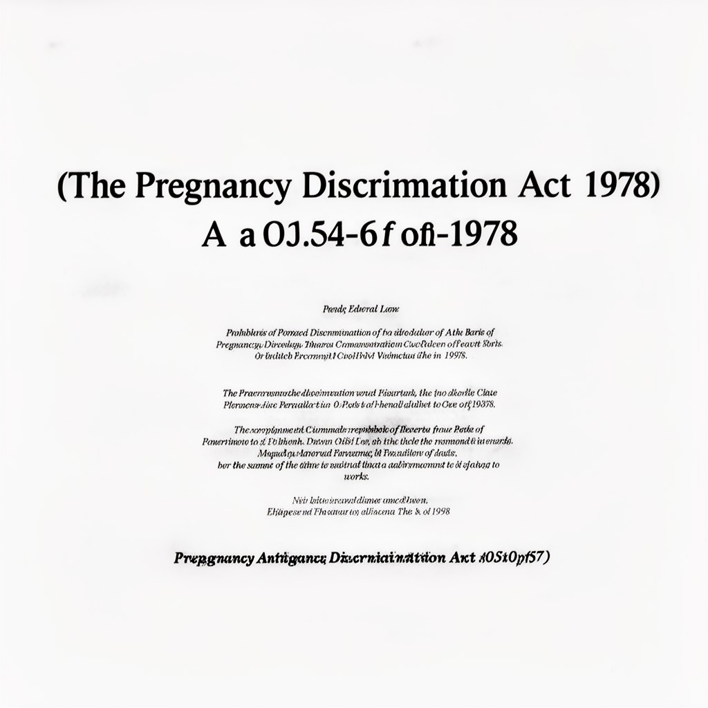 AI-generated illustration of Pregnancy Discrimination Act of 1978