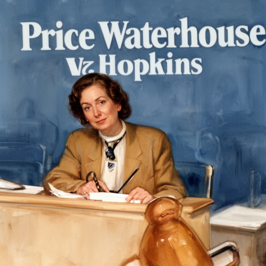 AI-generated illustration of Price Waterhouse v. Hopkins