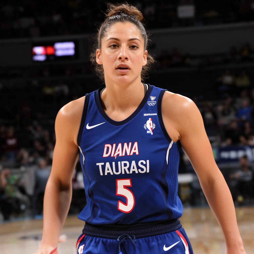 AI-generated illustration of Diana Taurasi