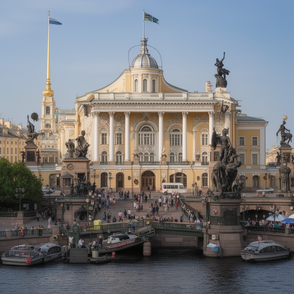 AI-generated illustration of Historic Centre of Saint Petersburg and Related Groups of Monuments