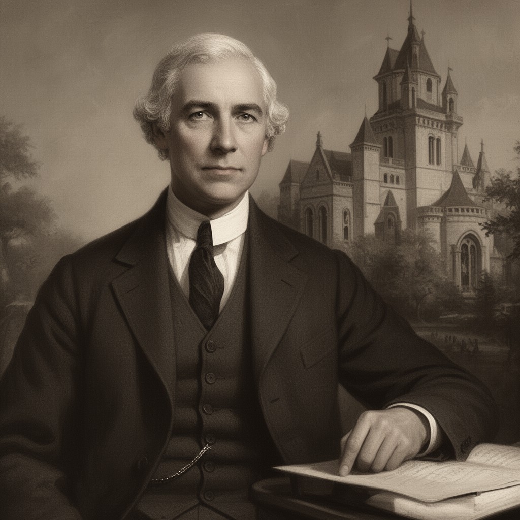 AI-generated illustration of George Washington Vanderbilt II