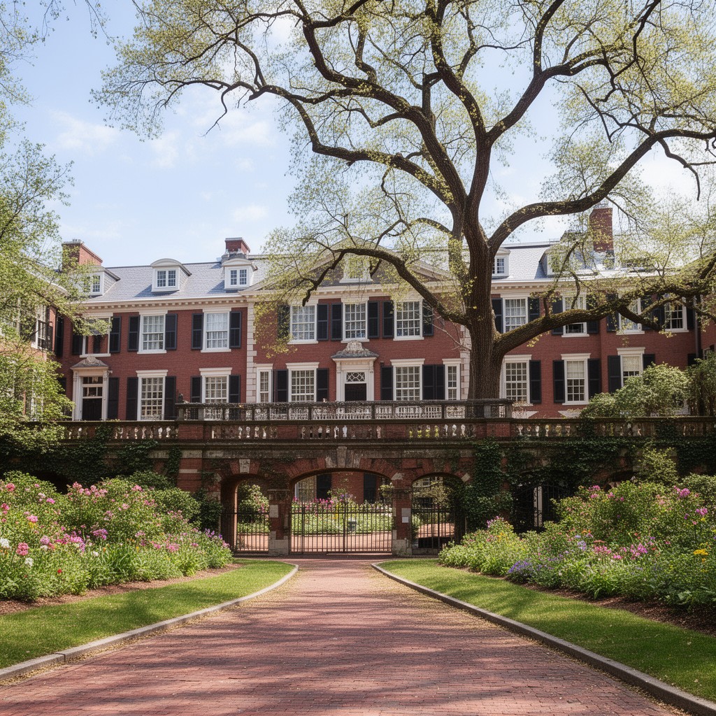 AI-generated illustration of Stoughton Hall