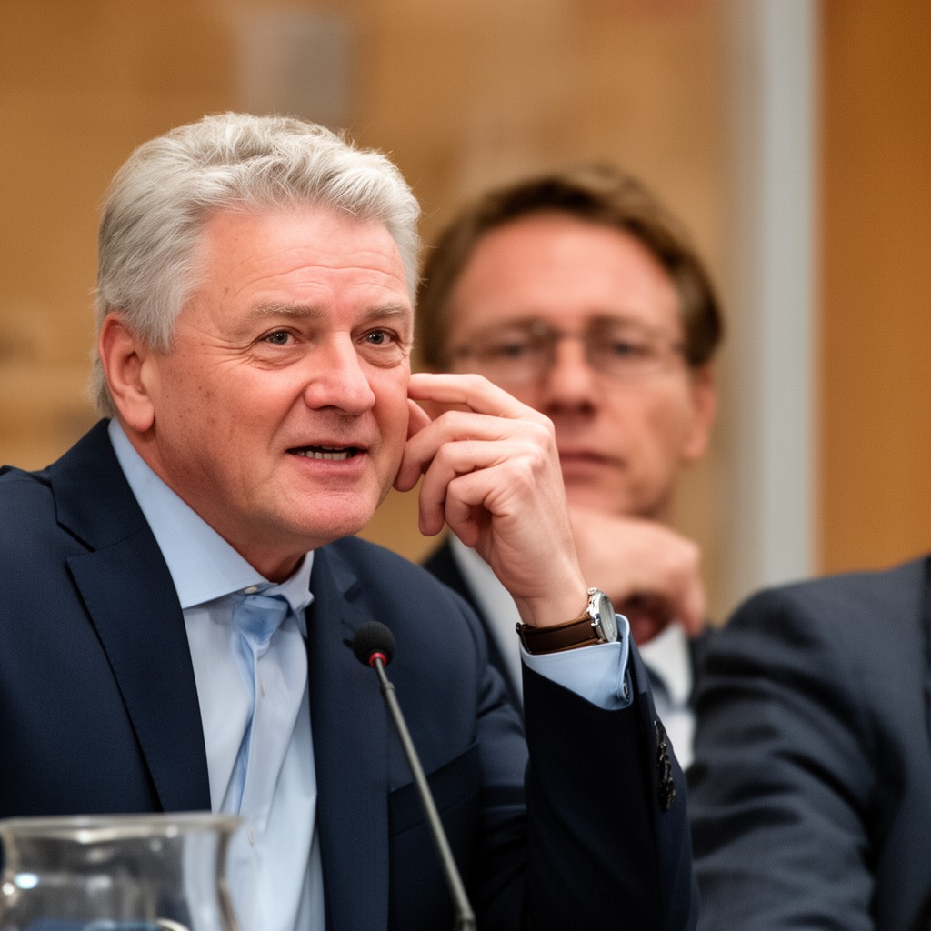 AI-generated illustration of Joachim Gauck