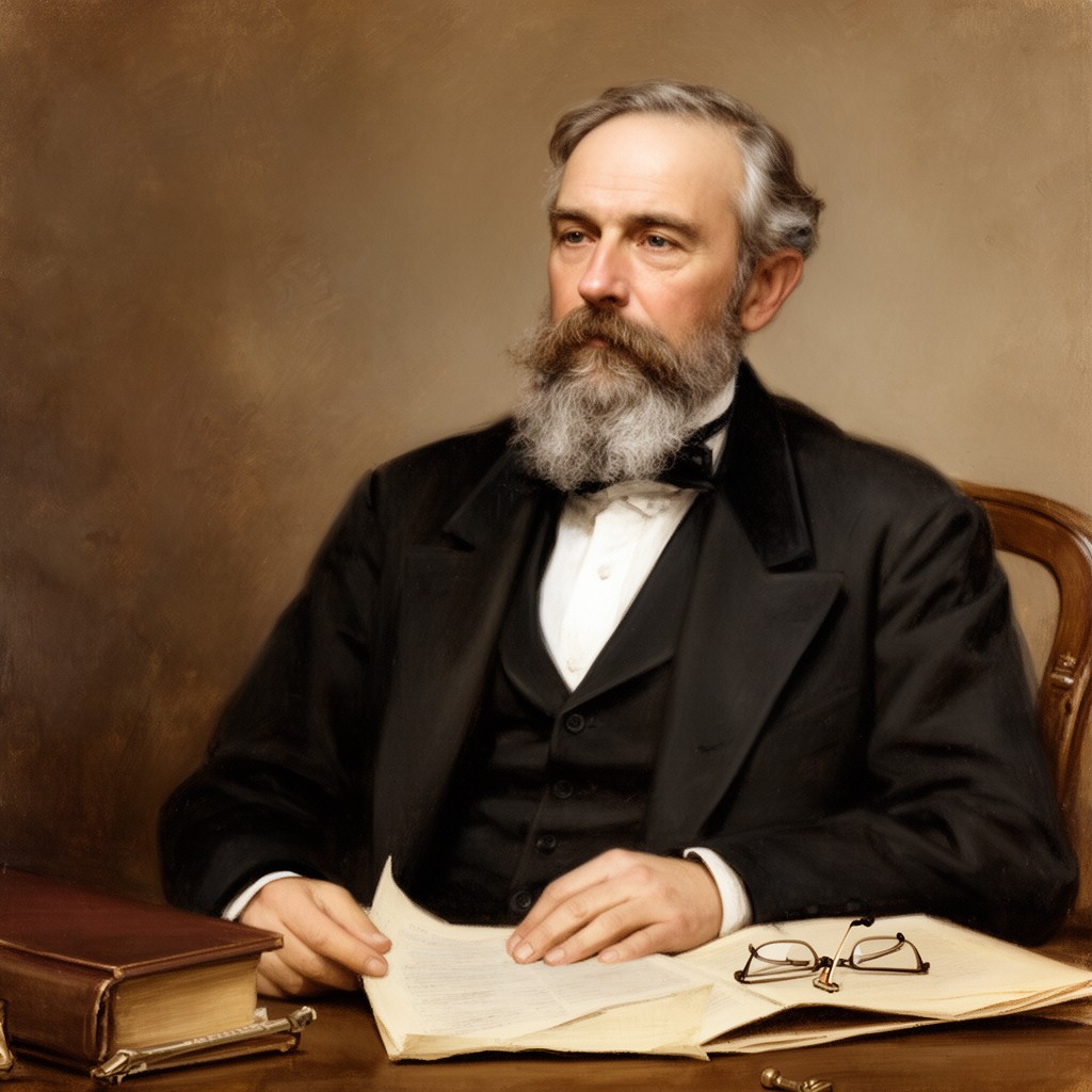 AI-generated illustration of Wilhelm Dilthey