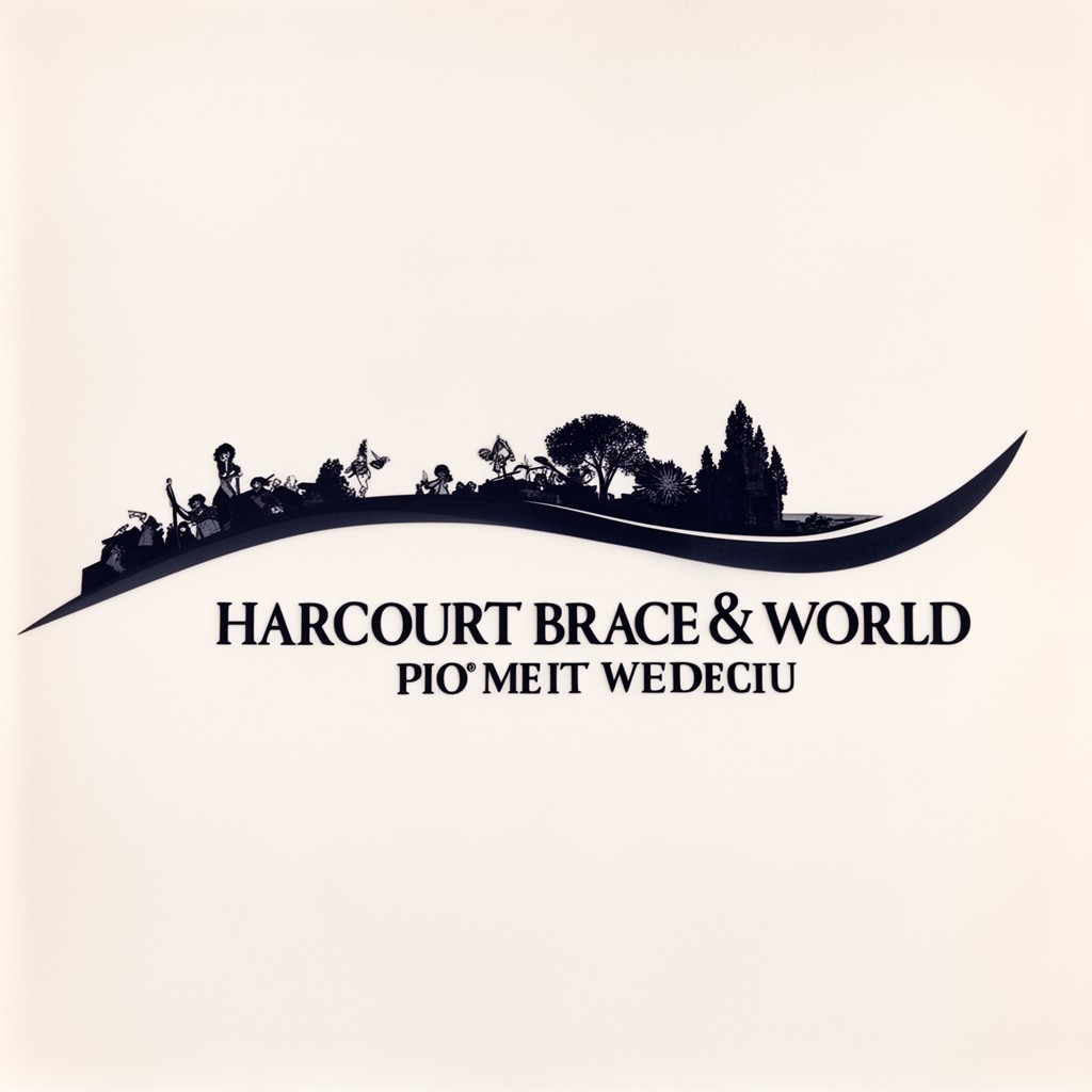 AI-generated illustration of Harcourt Brace & World