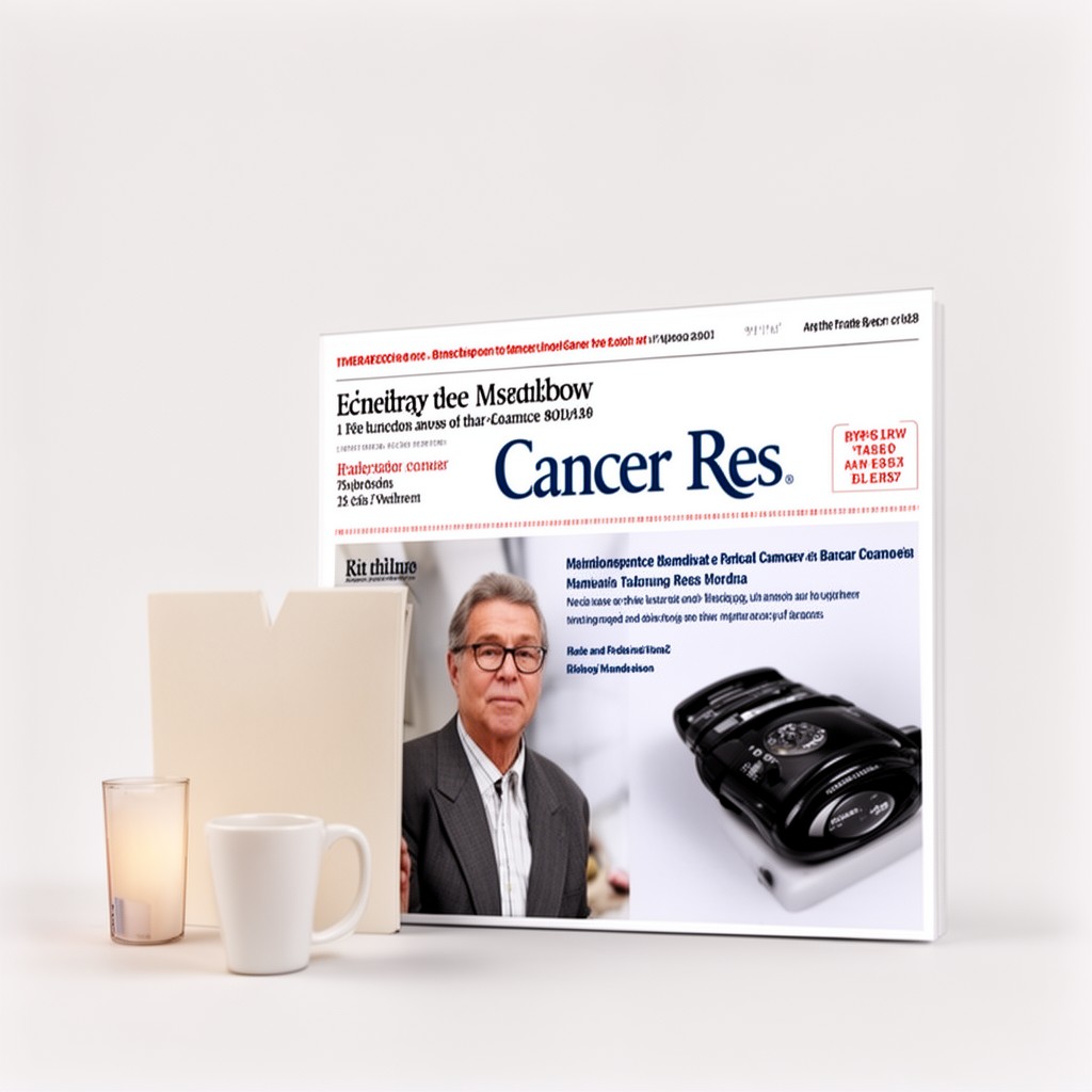 AI-generated illustration of Cancer Res