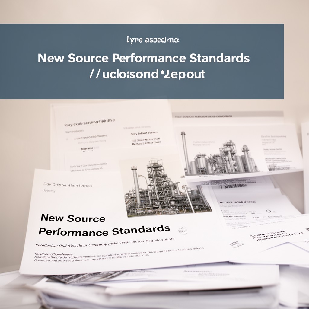 AI-generated illustration of New Source Performance Standards