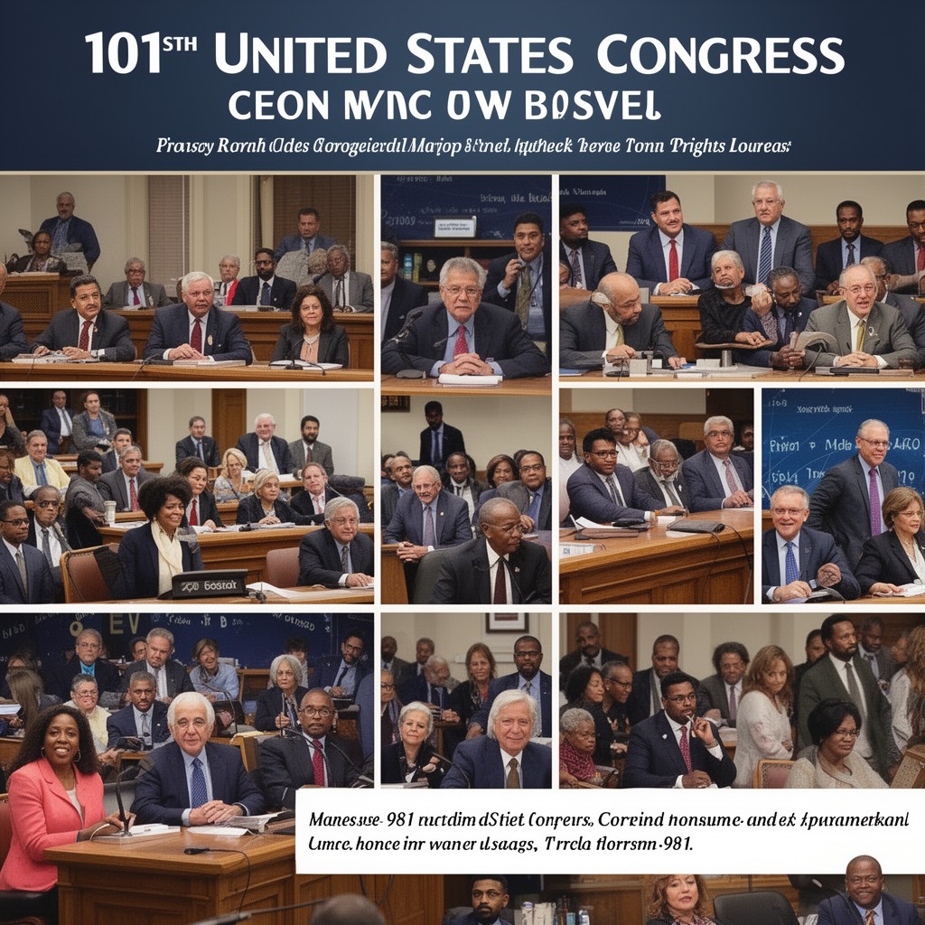 AI-generated illustration of 101st United States Congress
