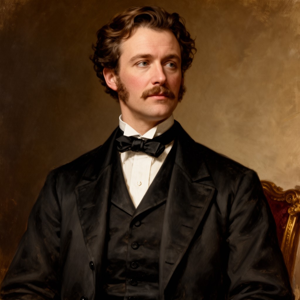 AI-generated illustration of Edwin Booth