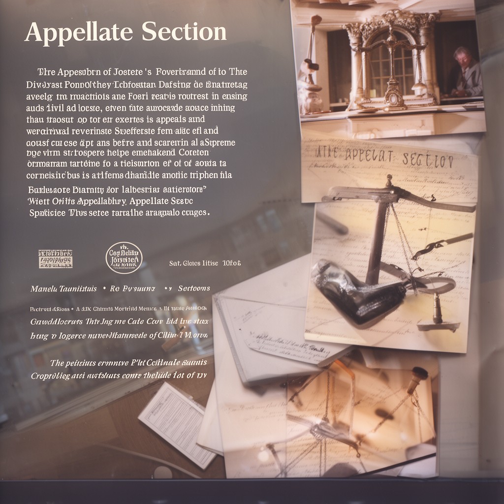 AI-generated illustration of Appellate Section