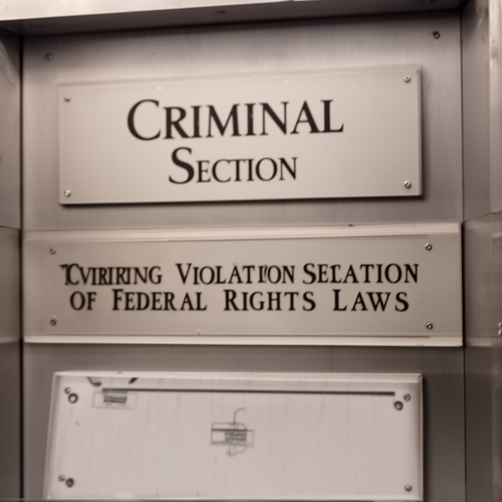 AI-generated illustration of Criminal Section