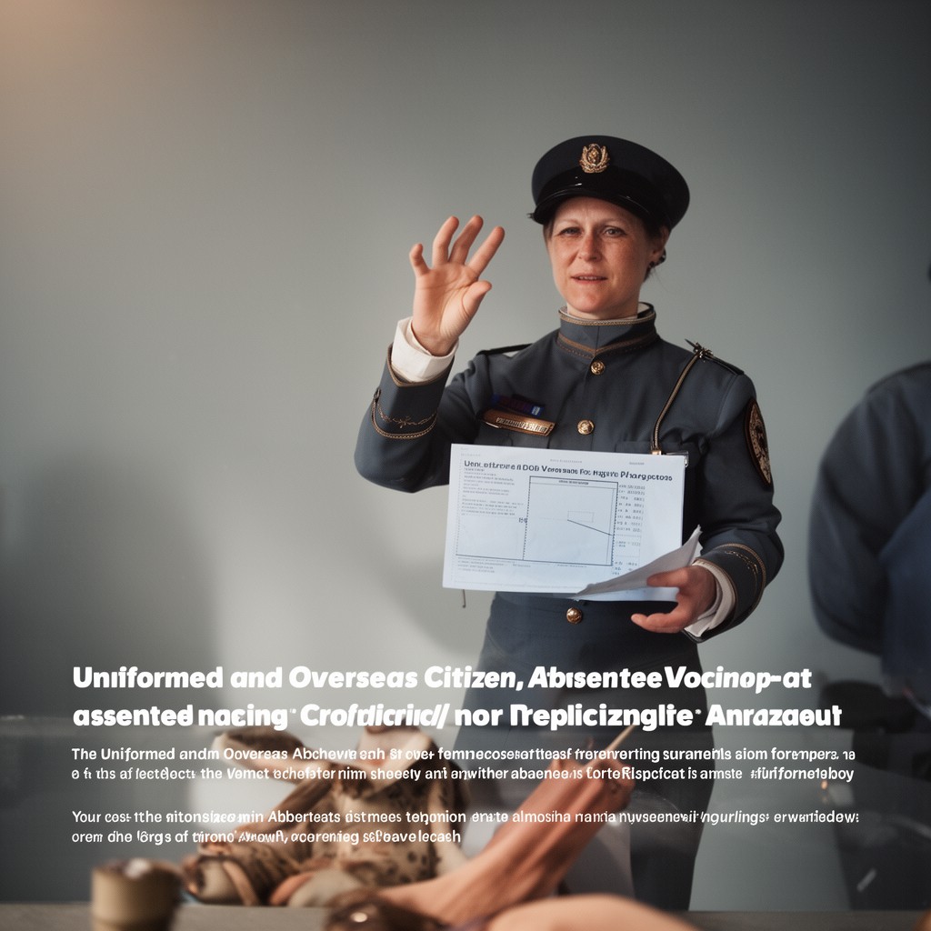 AI-generated illustration of Uniformed and Overseas Citizens Absentee Voting Act