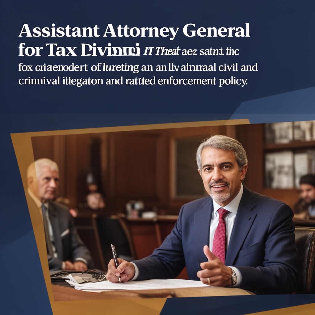 AI-generated illustration of Assistant Attorney General for the Tax Division