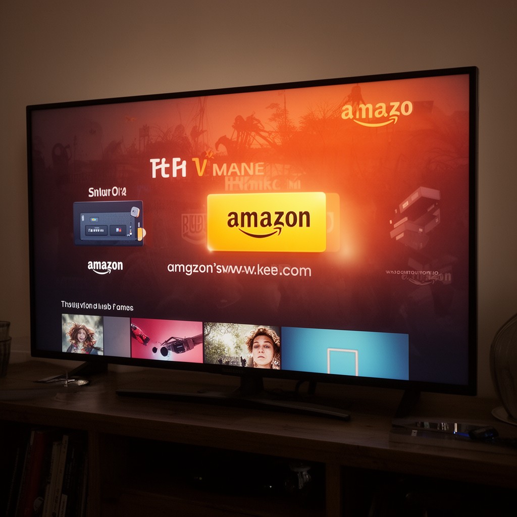 AI-generated illustration of Fire TV