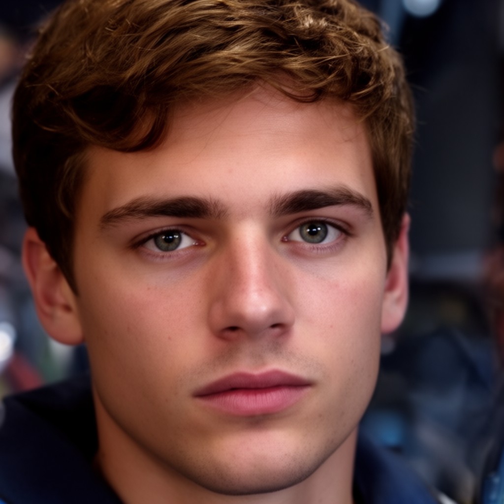 AI-generated illustration of Anton Yelchin