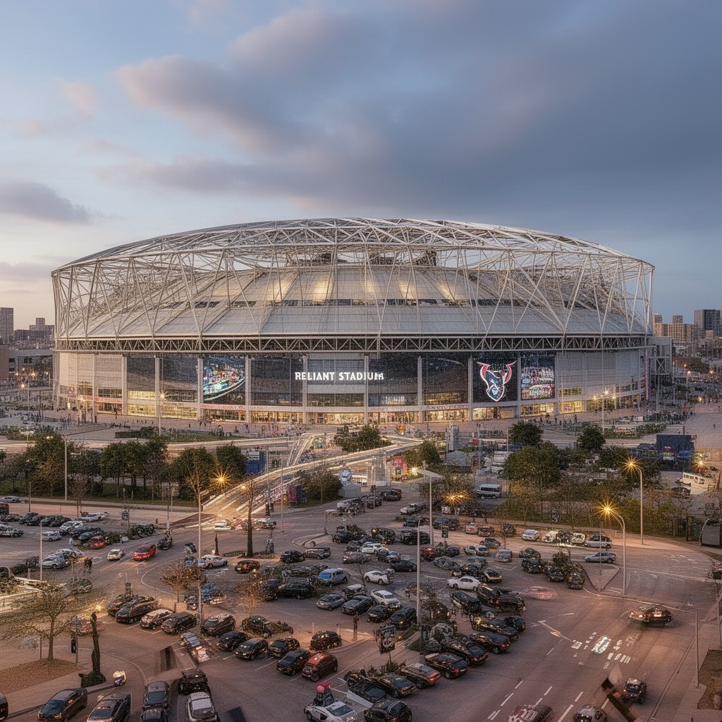 AI-generated illustration of Reliant Stadium