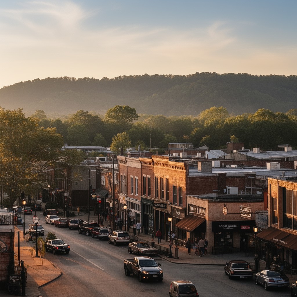 AI-generated illustration of Shelby, North Carolina