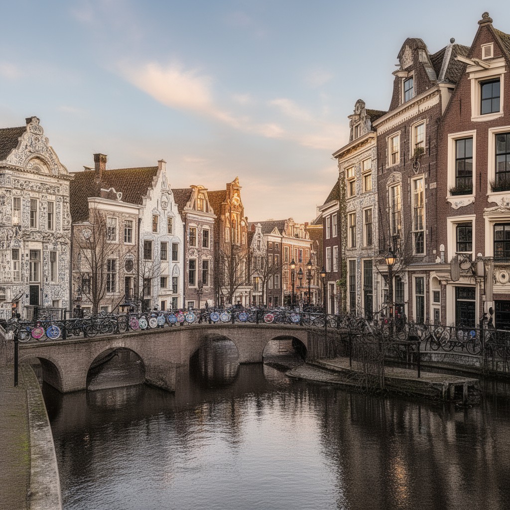 AI-generated illustration of Delft