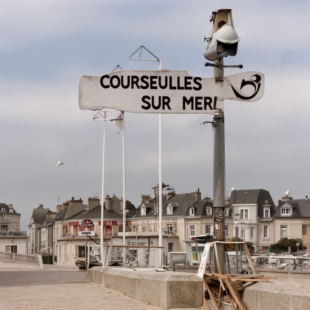 AI-generated illustration of Courseulles-sur-Mer