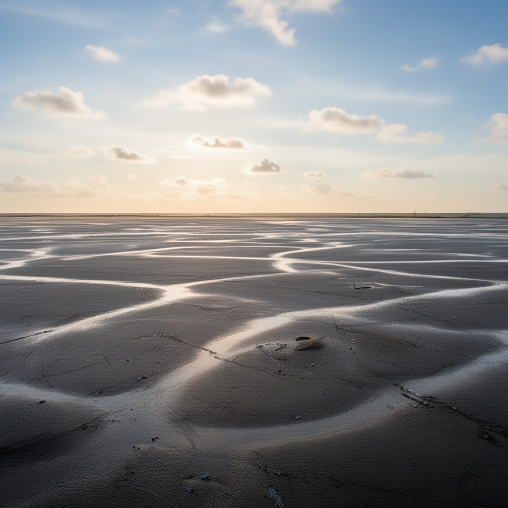 AI-generated illustration of Wadden Sea