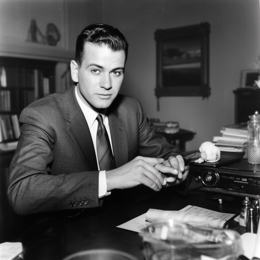 AI-generated illustration of Benjamin "Bugsy" Siegel