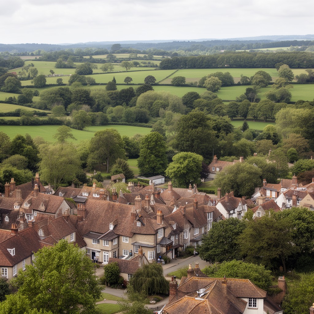 AI-generated illustration of Cranleigh