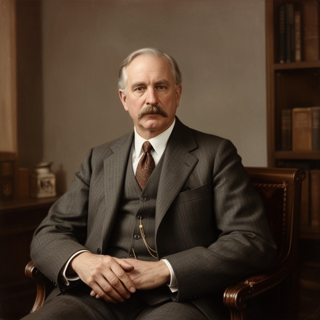 AI-generated illustration of Edwin Thomas Meredith