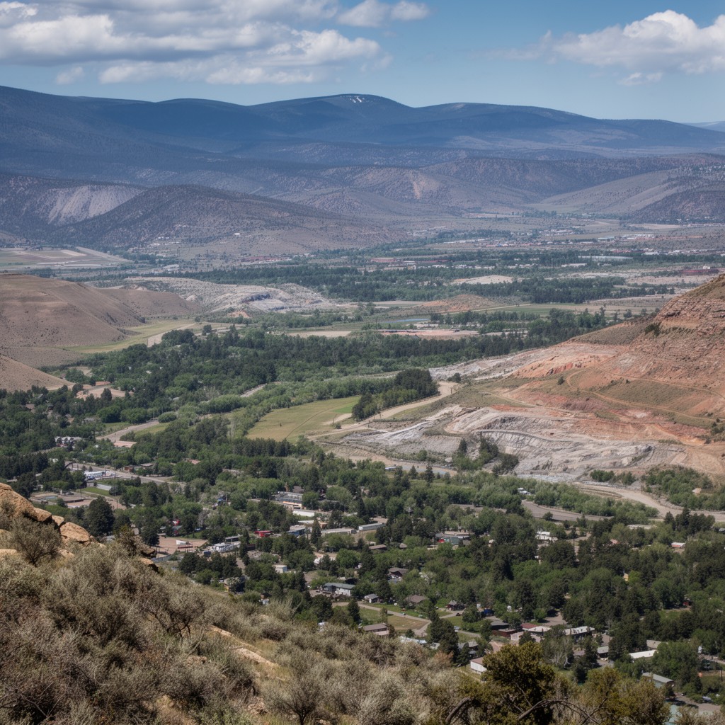 AI-generated illustration of Gunnison County, Colorado