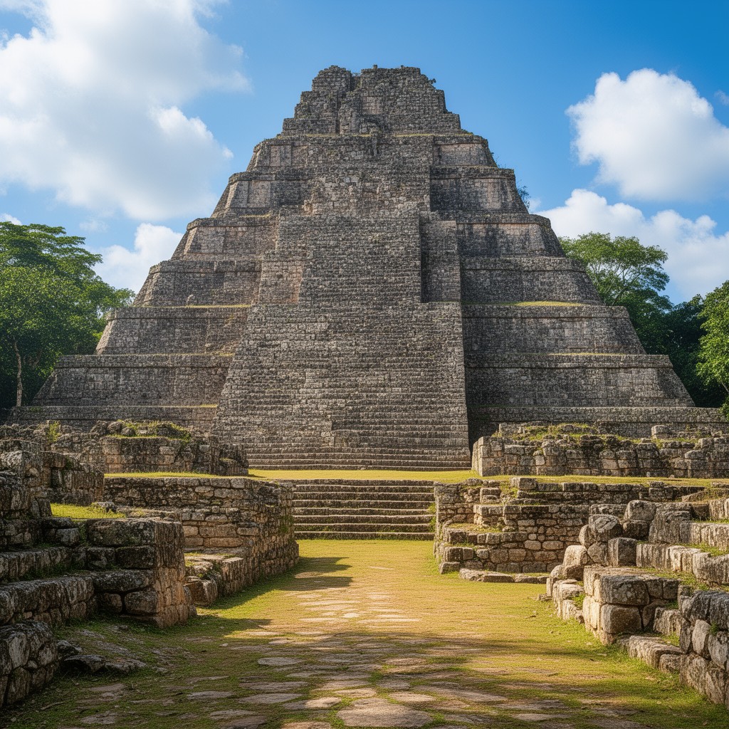 AI-generated illustration of Tikal